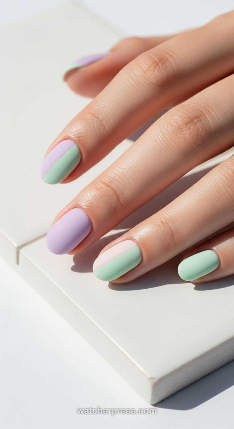 Soft Focus: Modern Matte Pastel Split-Tones