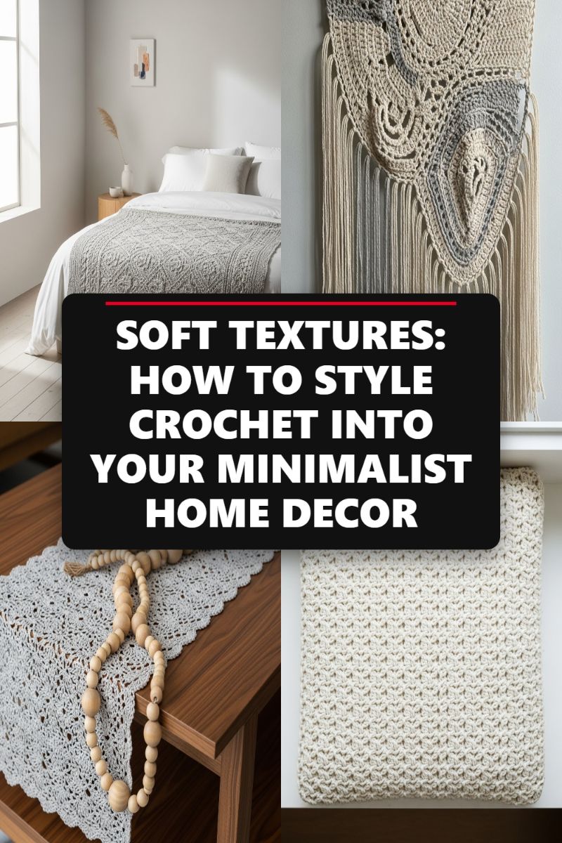 SOFT TEXTURES: HOW TO STYLE CROCHET INTO YOUR MINIMALIST HOME DECOR