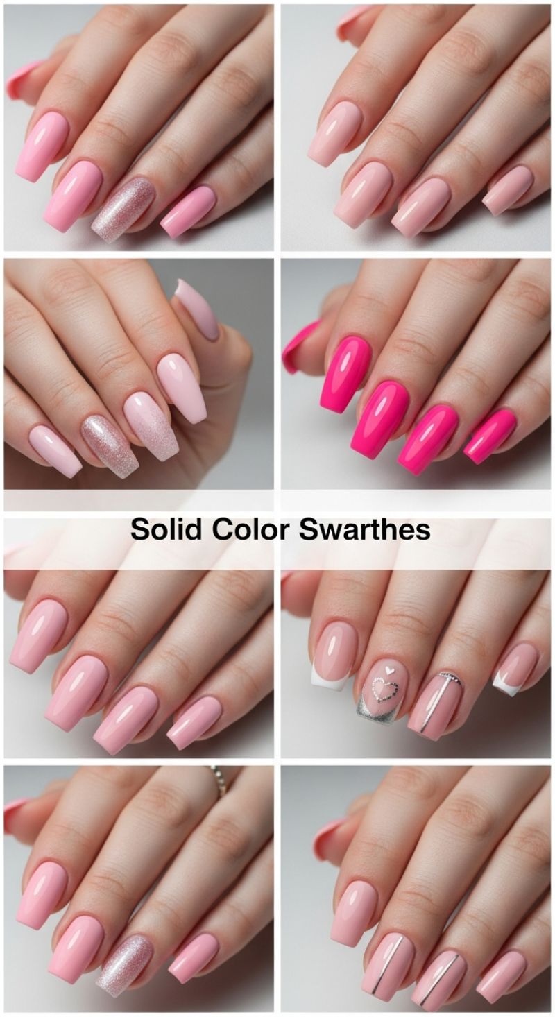 Solid Color Swatches & Accent Designs: Mastering the Perfect Pink Palette