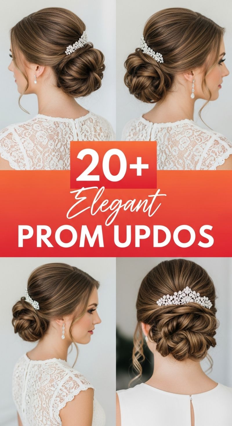 Sophisticated Low Chignon & Textured Updo