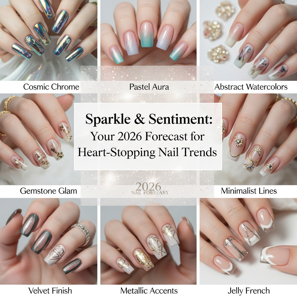 Sparkle & Sentiment: Your 2026 Forecast for Heart-Stopping Nail Trends