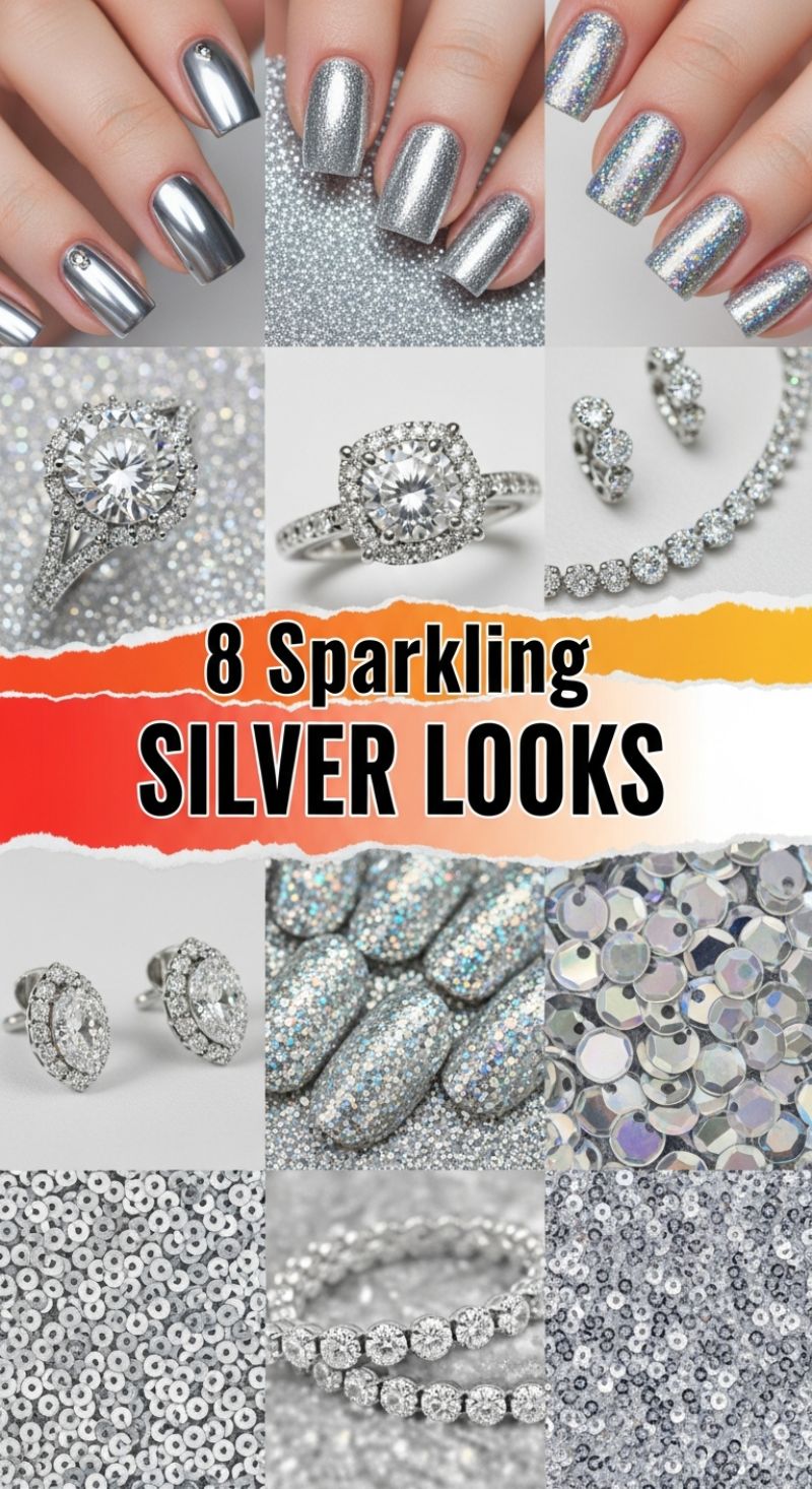 Sparkling Silver: The Ultimate Metallic Manicure Trend