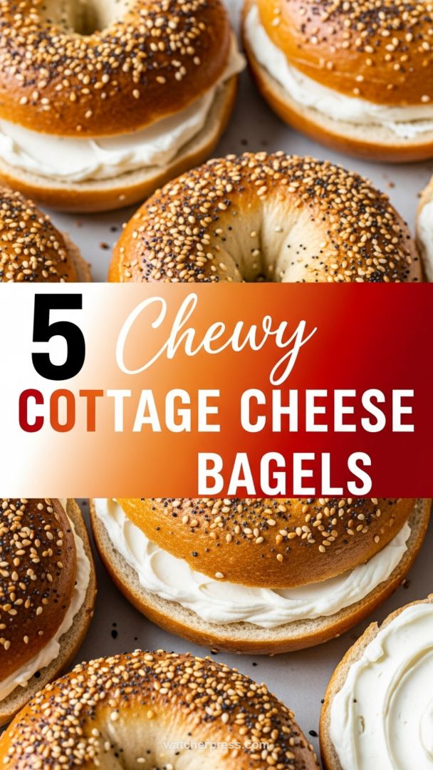 Speedy High-Protein Cottage Cheese Bagels with Everything Seasoning