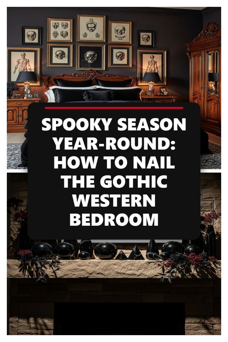 SPOOKY SEASON YEAR-ROUND: HOW TO NAIL THE GOTHIC WESTERN BEDROOM