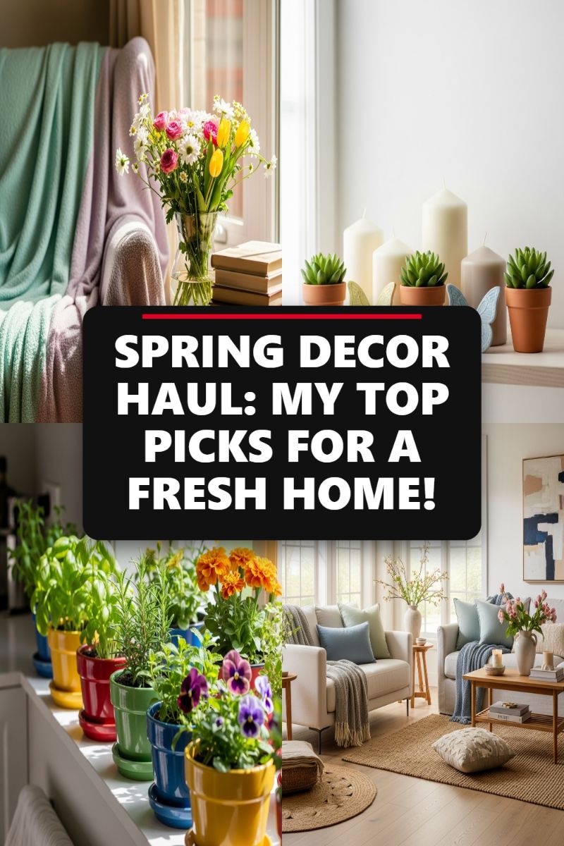 SPRING DECOR HAUL: MY TOP PICKS FOR A FRESH HOME!