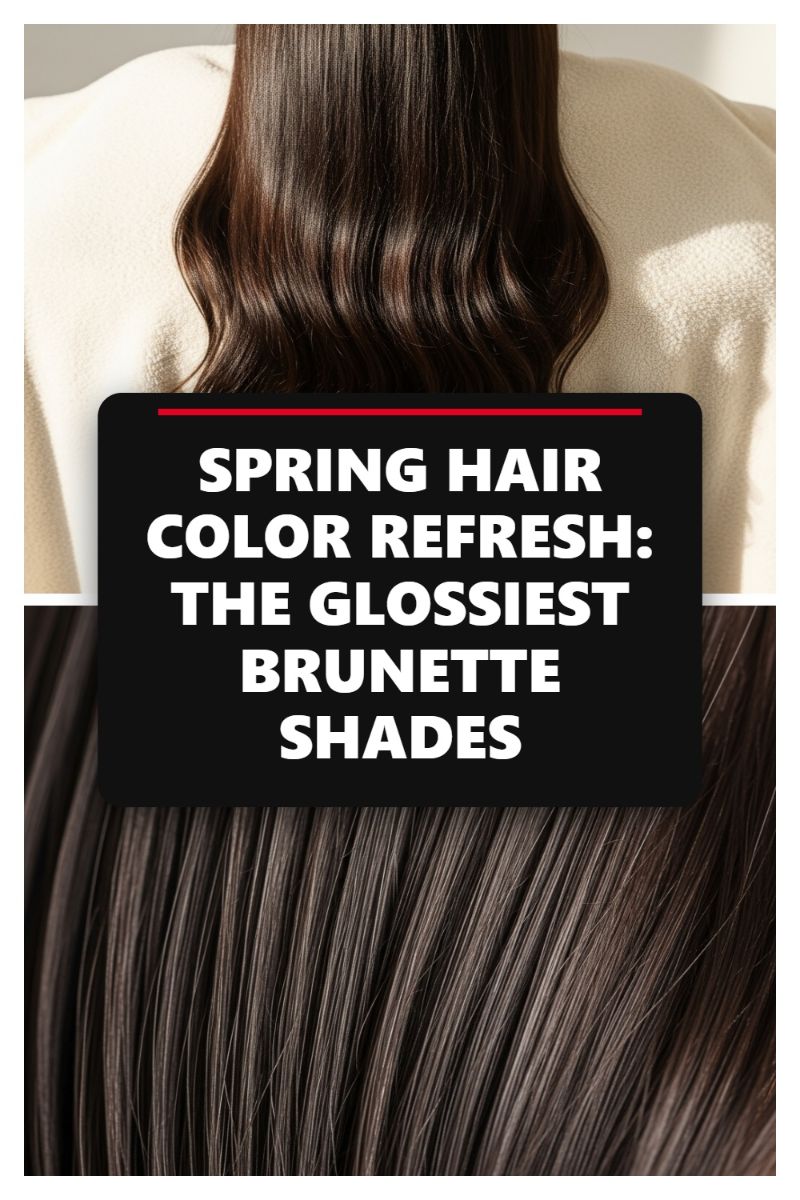 SPRING HAIR COLOR REFRESH: THE GLOSSIEST BRUNETTE SHADES
