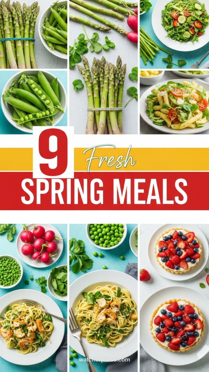Spring into Flavor: 9 Vibrant and Fresh Spring Meals