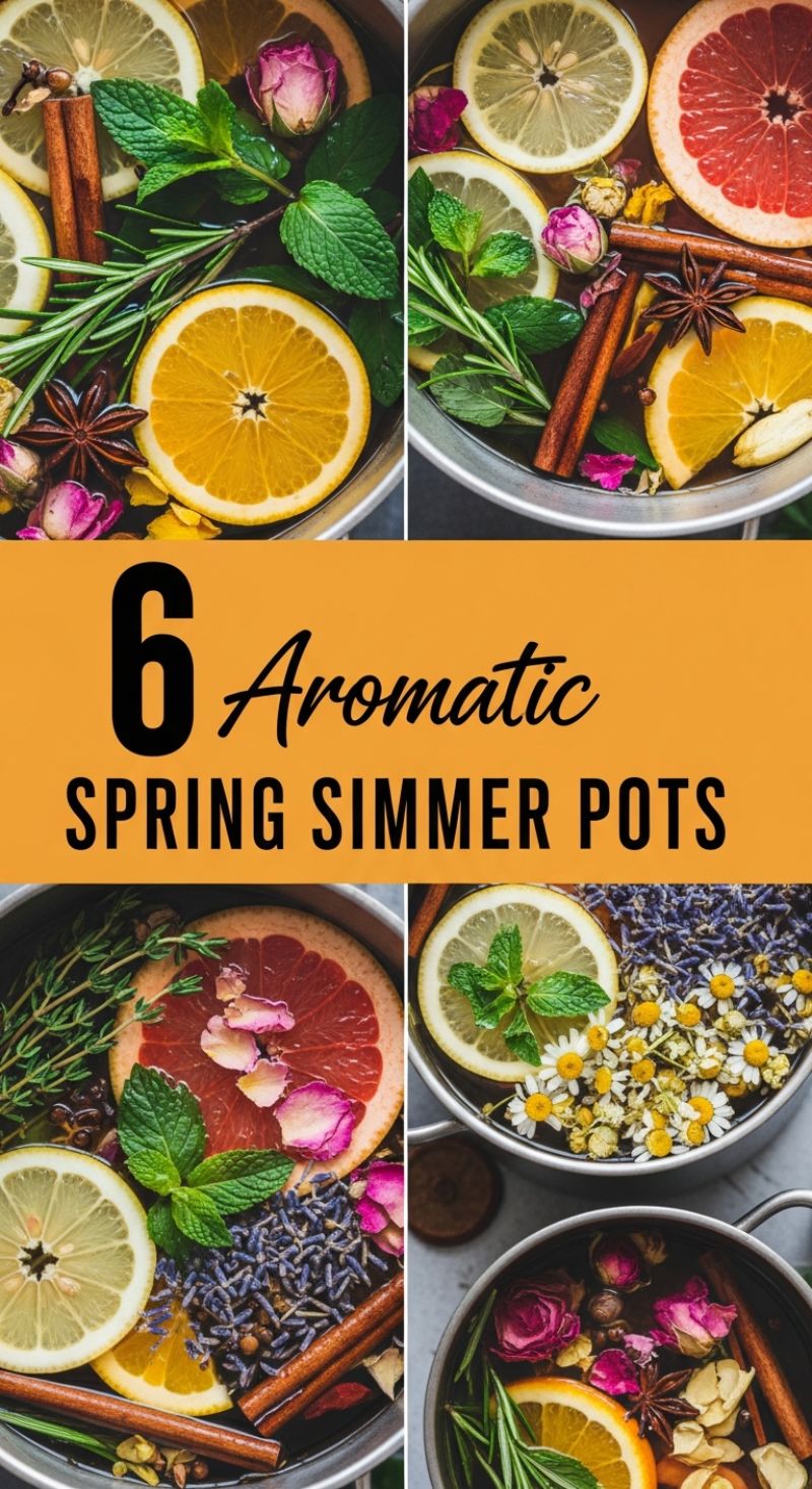 Spring Scent: 6 Aromatic Simmer Pots
