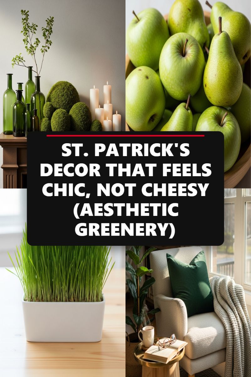 ST. PATRICK'S DECOR THAT FEELS CHIC, NOT CHEESY (AESTHETIC GREENERY)