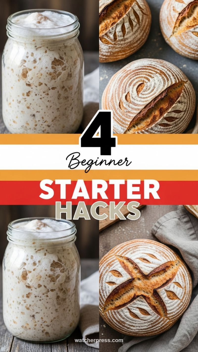 Starter Secrets: 4 Essential Hacks for Beginner Sourdough Bakers
