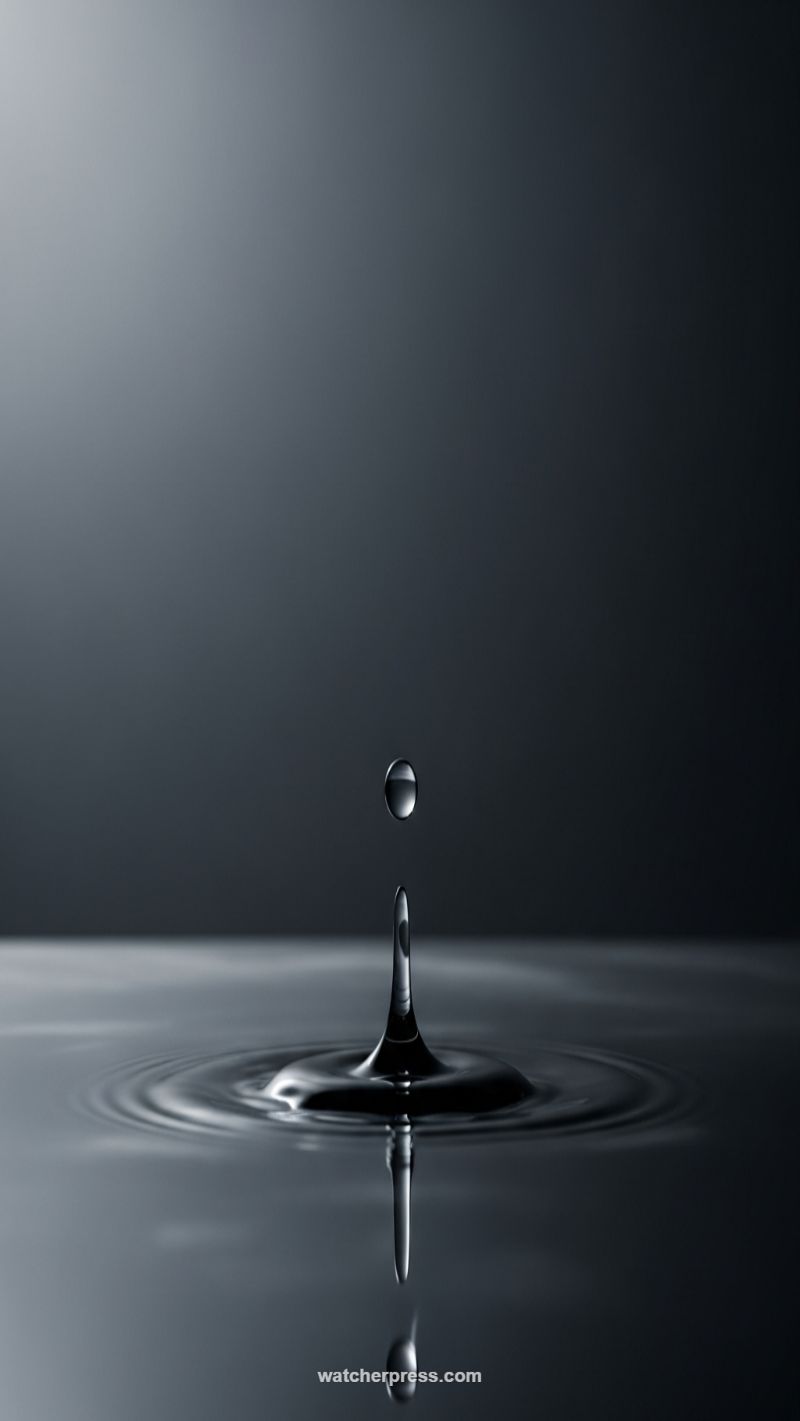 Step 3: The Moment of Deep Focus (The Water Drop)