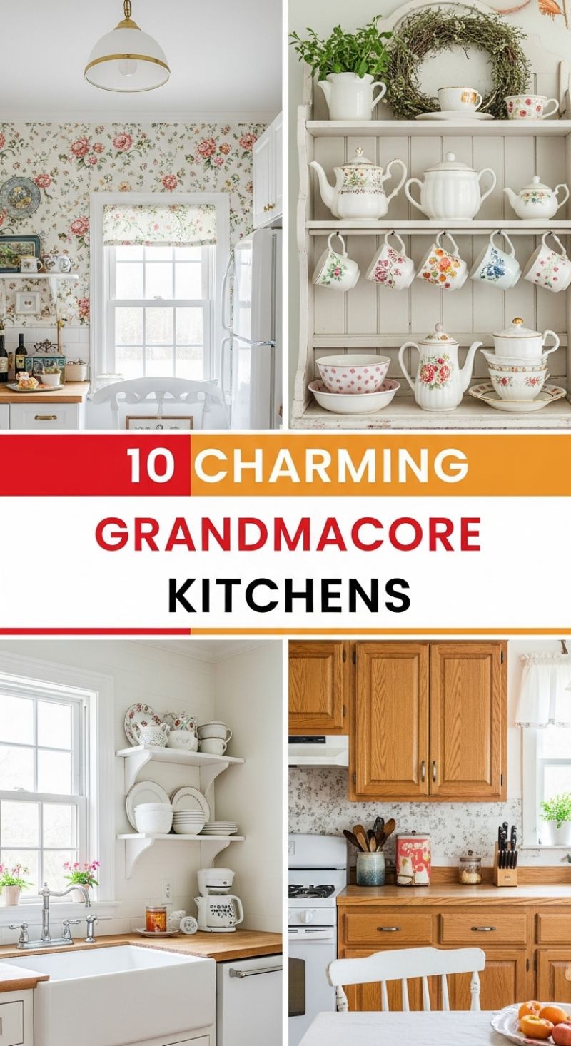 Step Back in Time with Charm: Grandmacore Kitchens