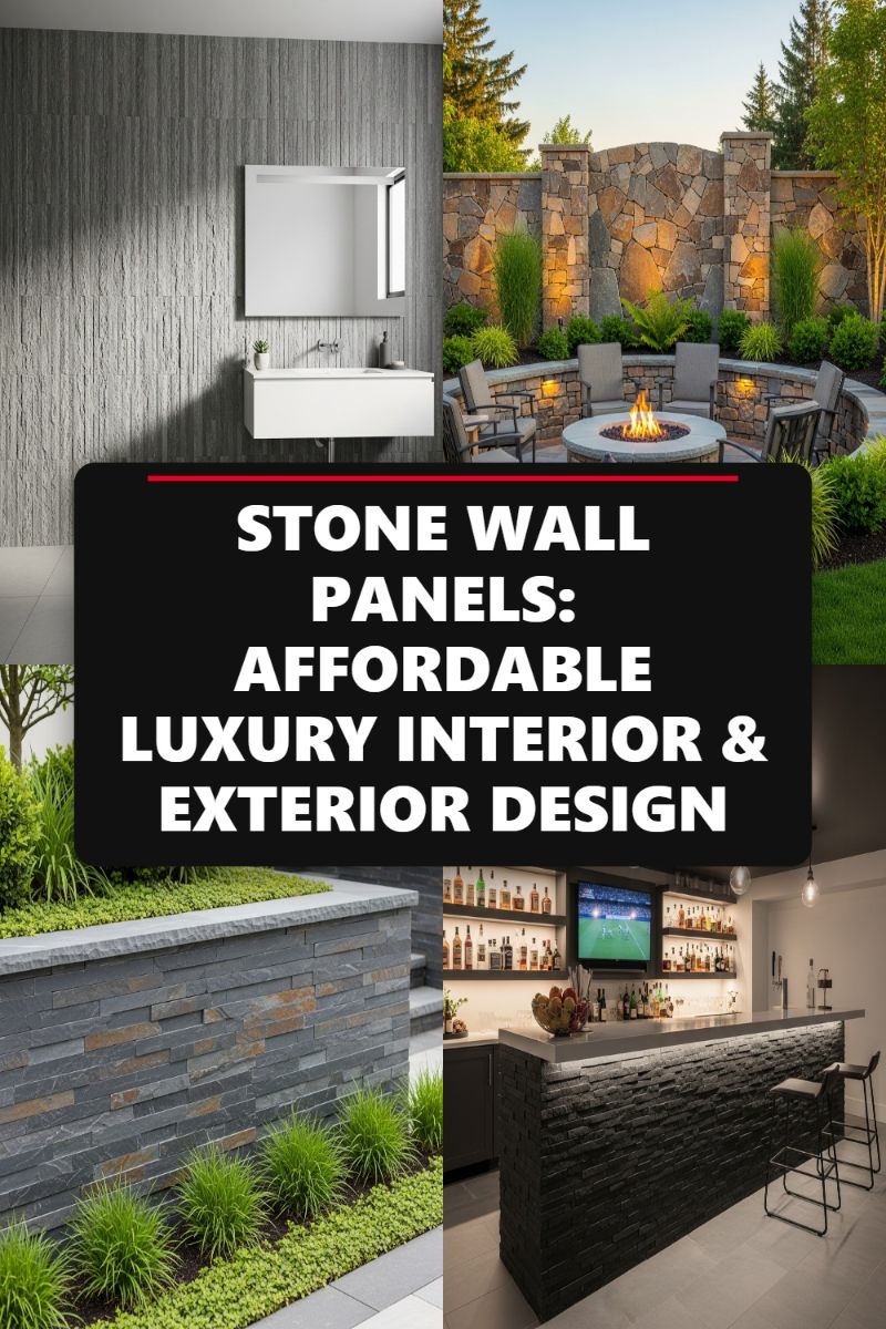 STONE WALL PANELS: AFFORDABLE LUXURY INTERIOR & EXTERIOR DESIGN
