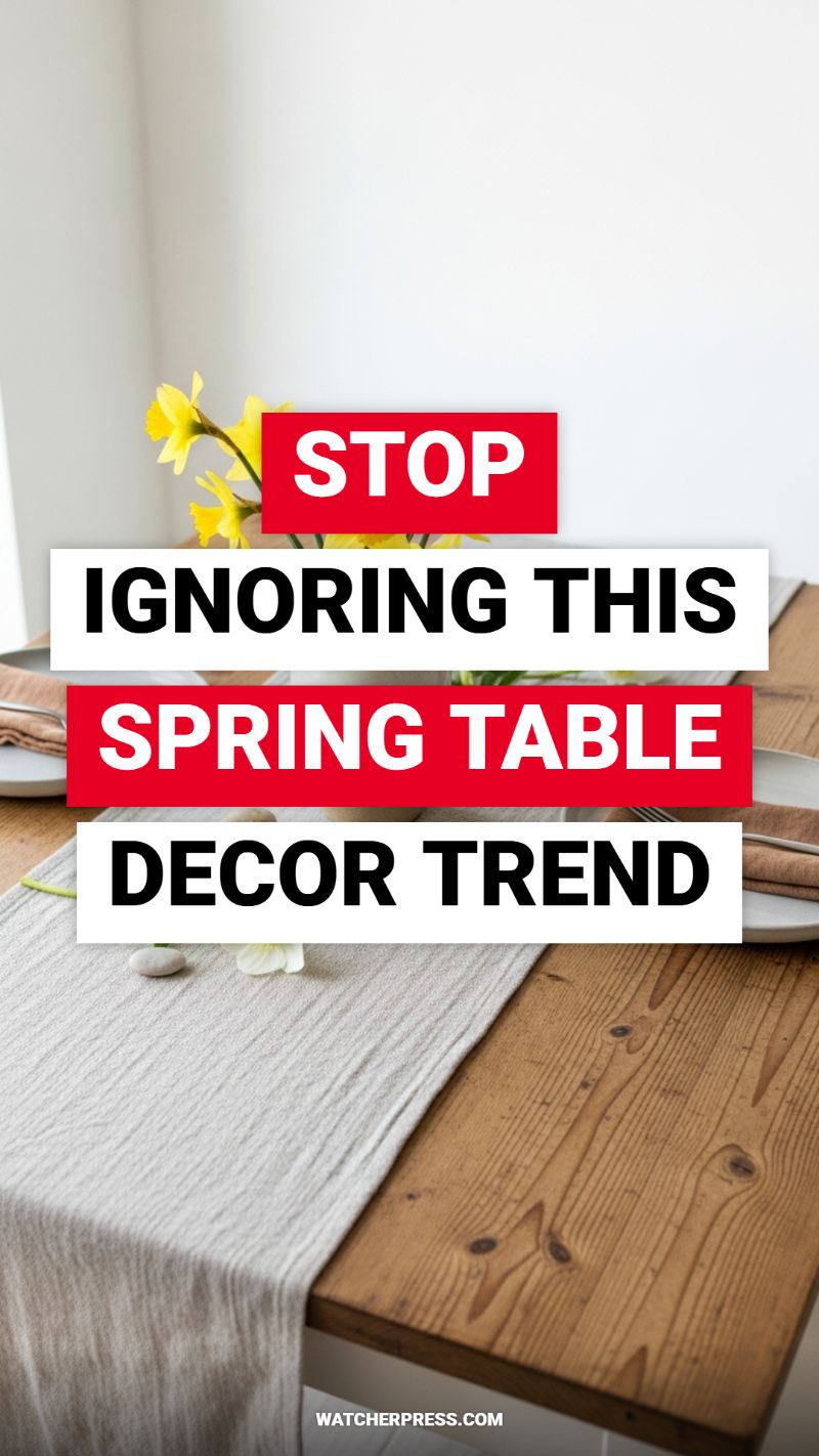 STOP IGNORING THIS SPRING TABLE DECOR TREND