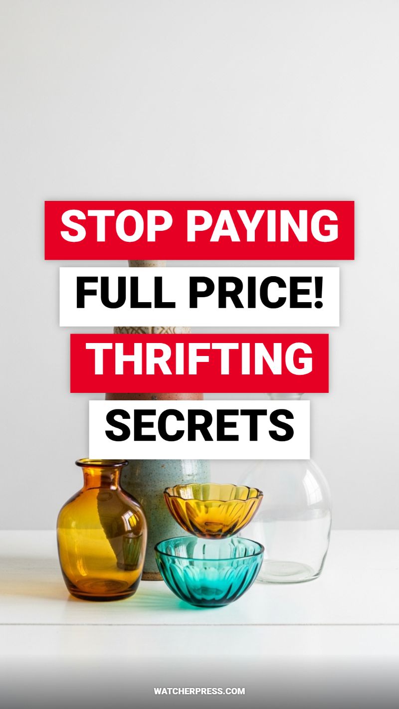 STOP PAYING FULL PRICE! THRIFTING SECRETS