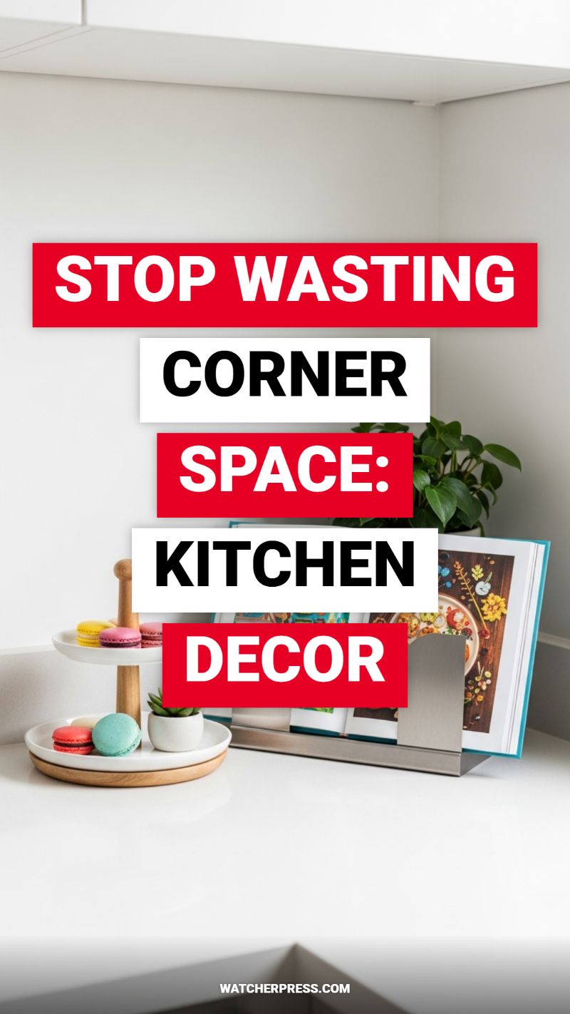 STOP WASTING CORNER SPACE: KITCHEN DECOR HACKS