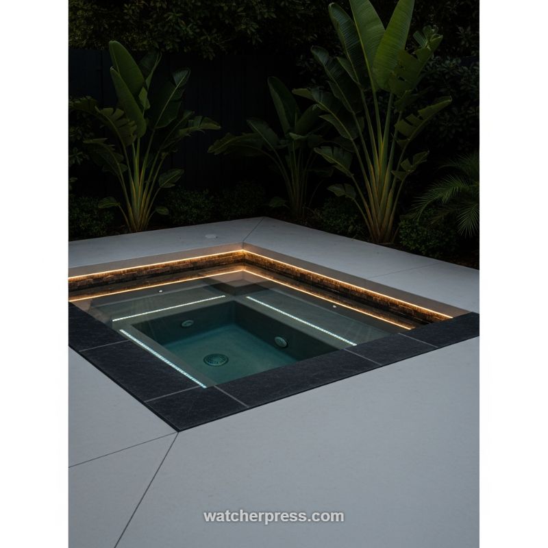 Strategic Architectural Lighting for Sunken Water Features