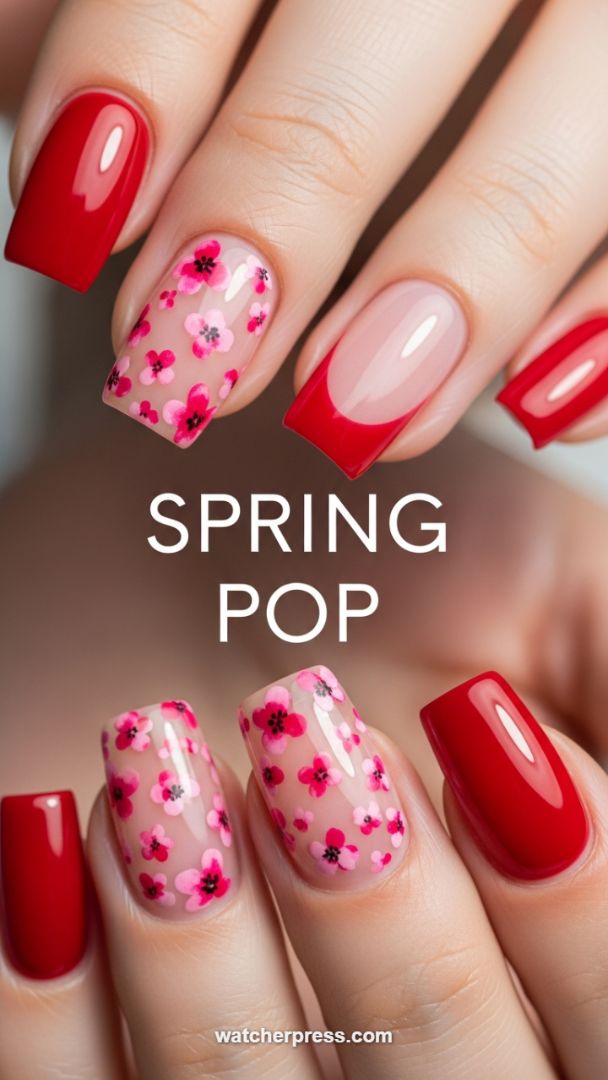 Strategic Color Blocking: Mastering the Cherry Blossom and Crimson Palette