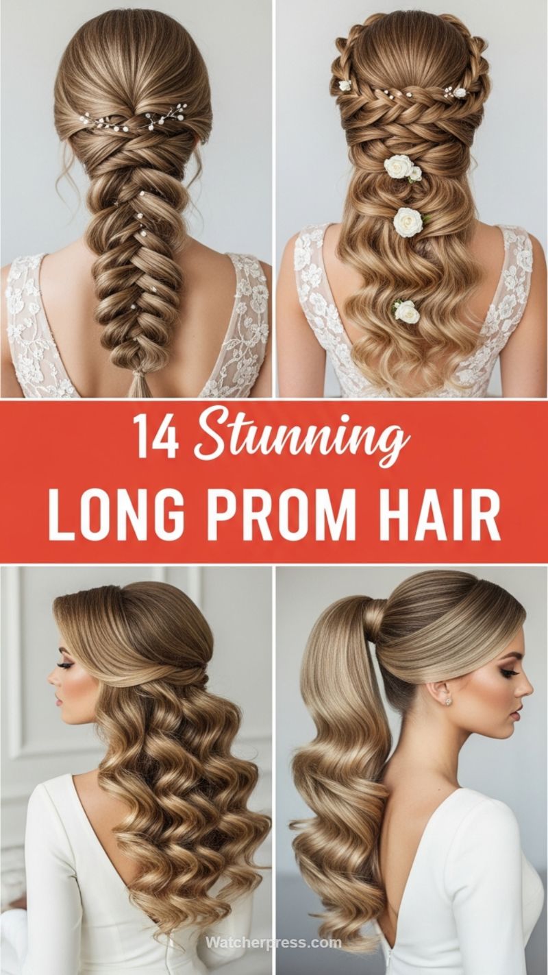 Stunning Long Prom Hair: Mastering Formal Styling Techniques