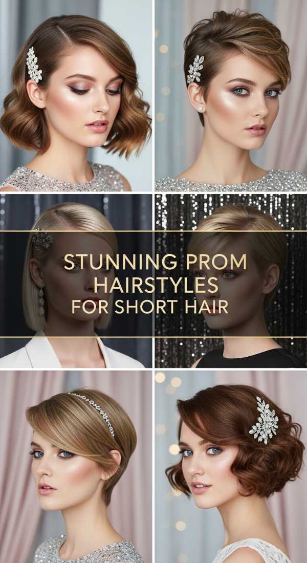 Stunning Prom Hairstyles for Short Hair