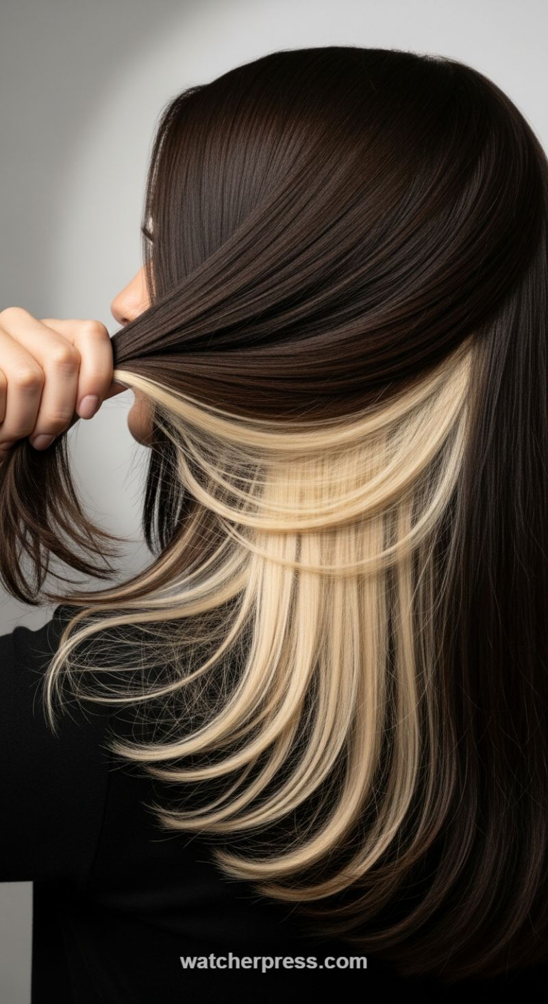 Subtle Shock: Achieving the Hidden Blonde Underlayer