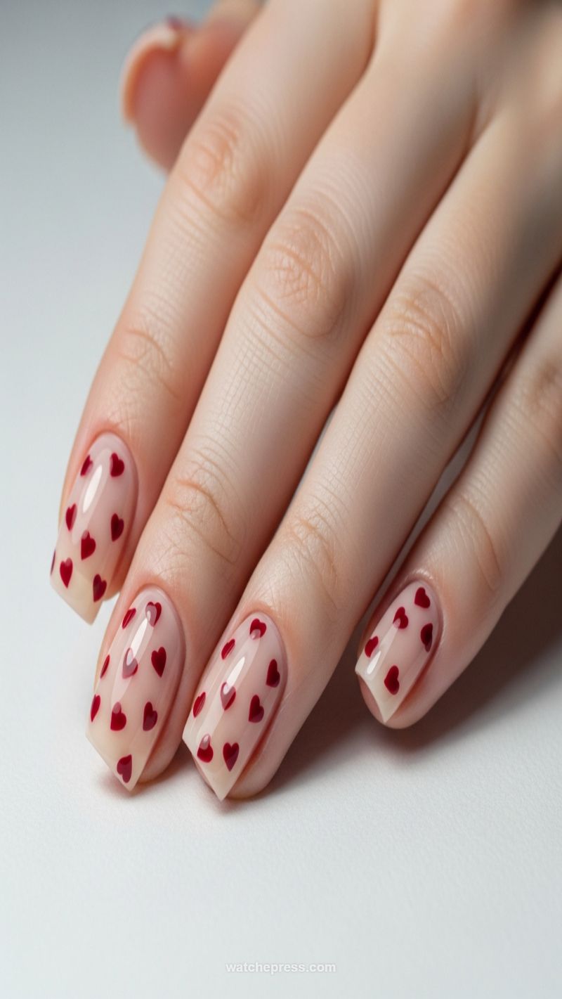 Subtle Sweetheart Confetti Glaze