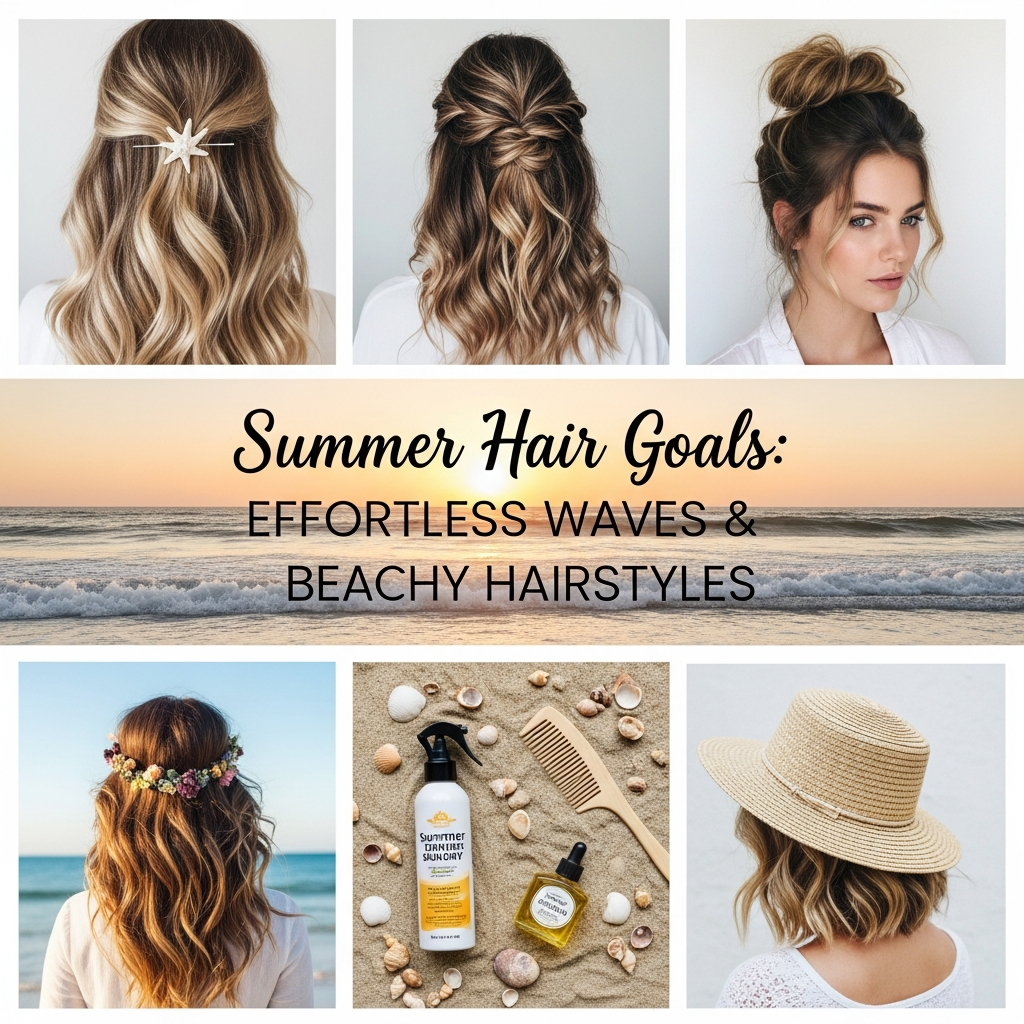 Summer Hair Goals: Effortless Waves & Beachy Hairstyles