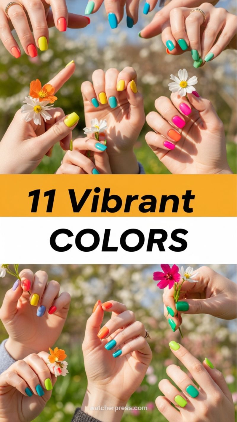 Summer Splash: Showcasing 11 Vibrant, Mismatched Solid Colors