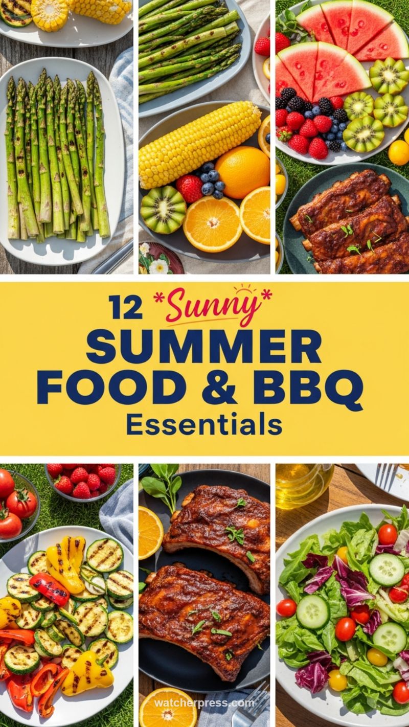 Sunny Summer BBQ Essentials