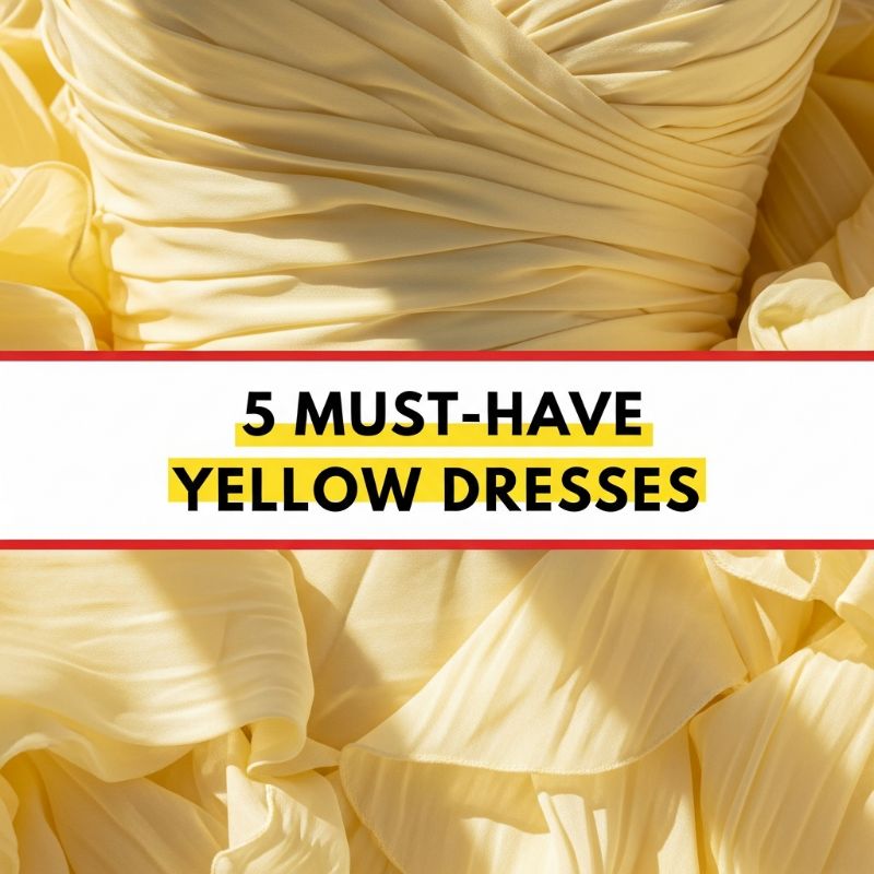 Sunshine Statement: 5 Must-Have Yellow Prom Dresses