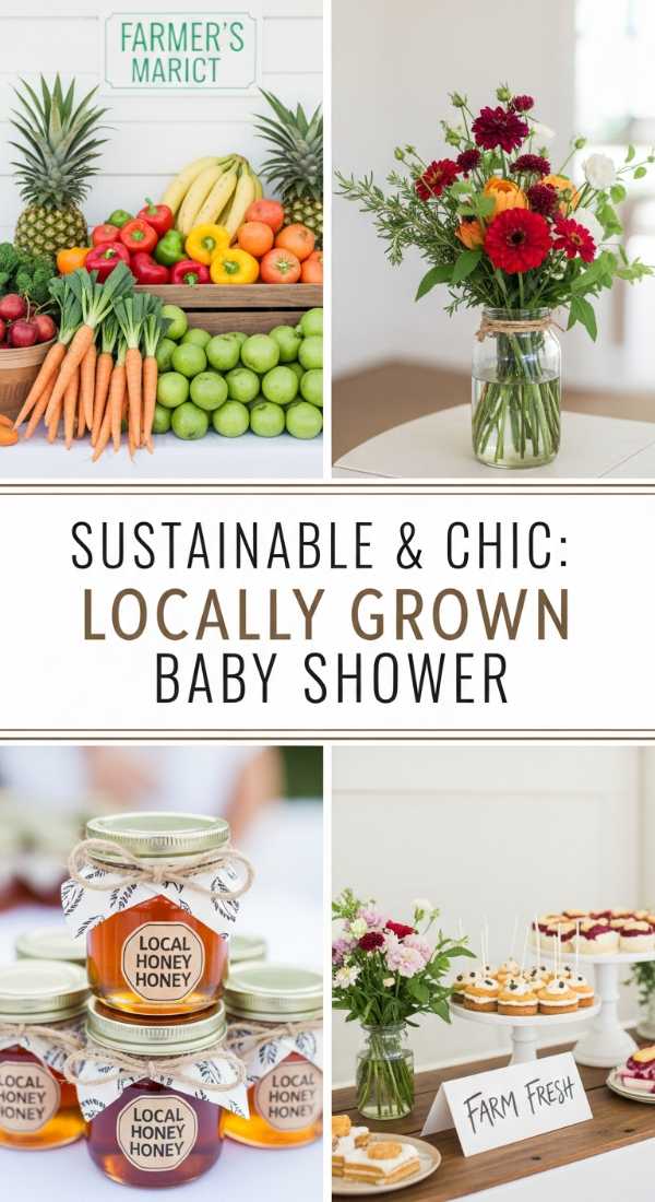 Sustainable & Chic: Locally Grown Baby Shower