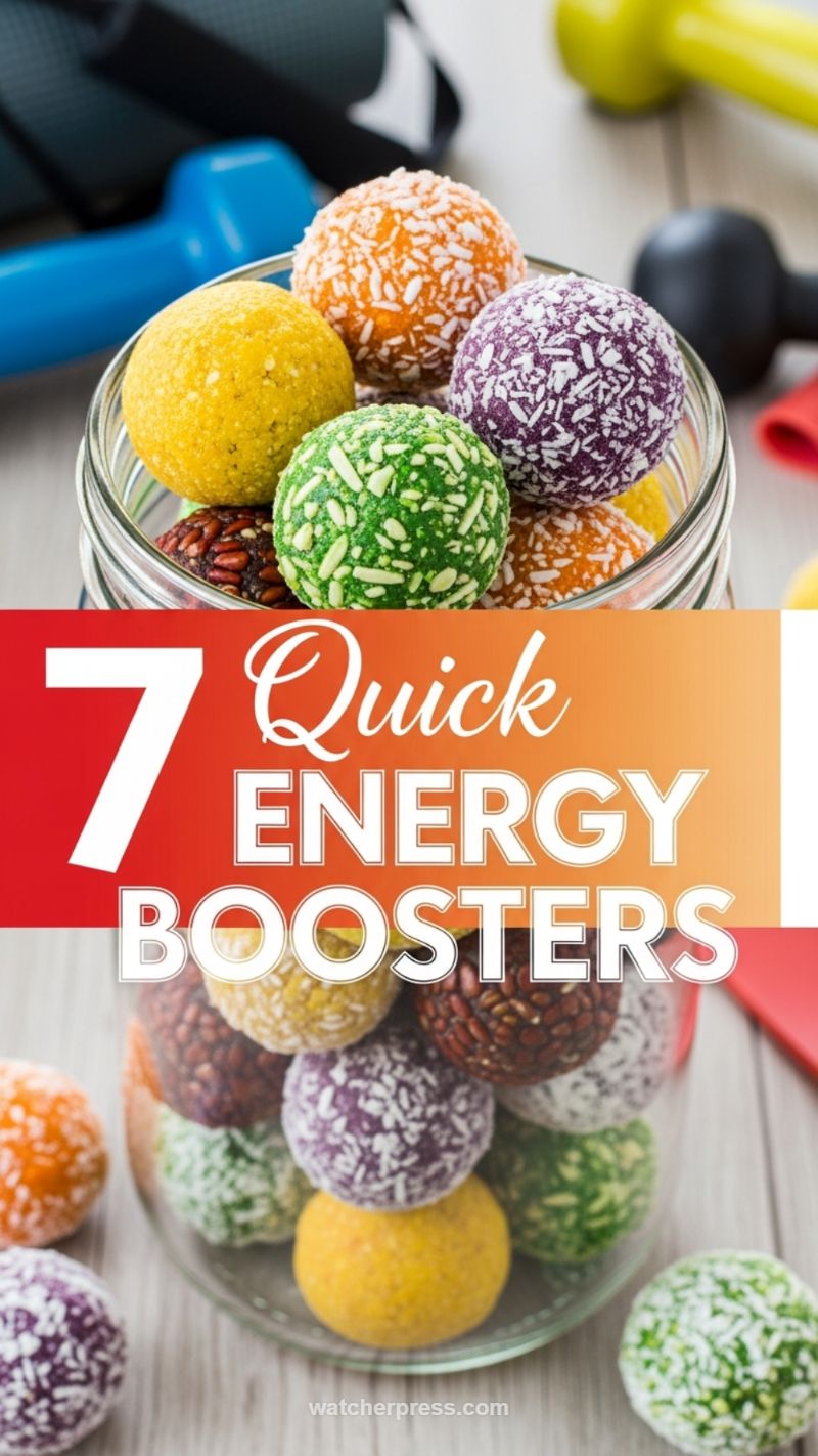 Sustained Energy: 7 Quick Energy Boosters