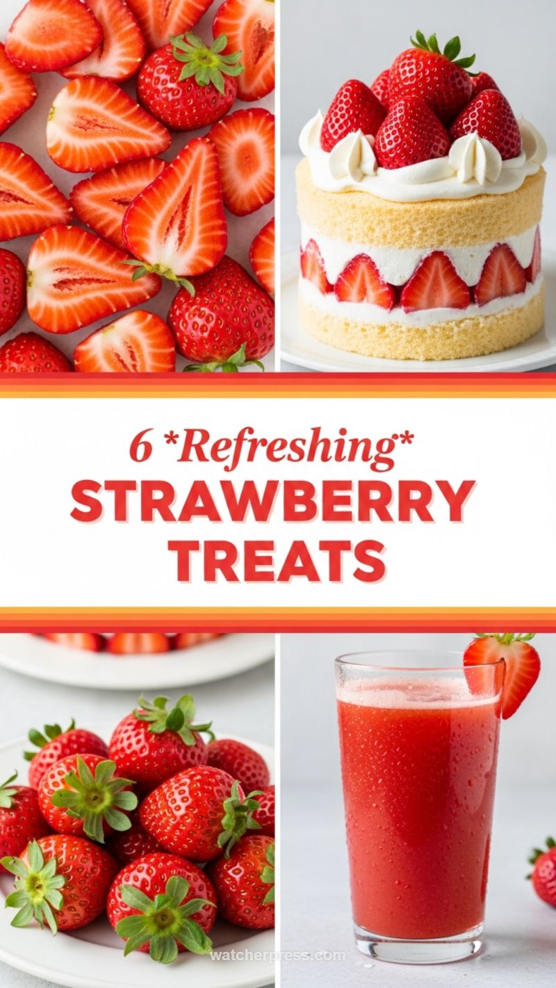 Sweet Endings: Refreshing Strawberry Treats