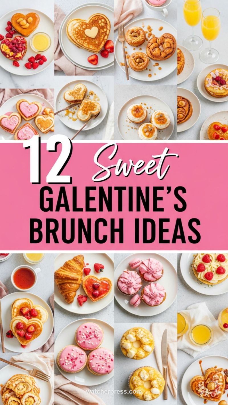 Sweet Galentine's Brunch Delights
