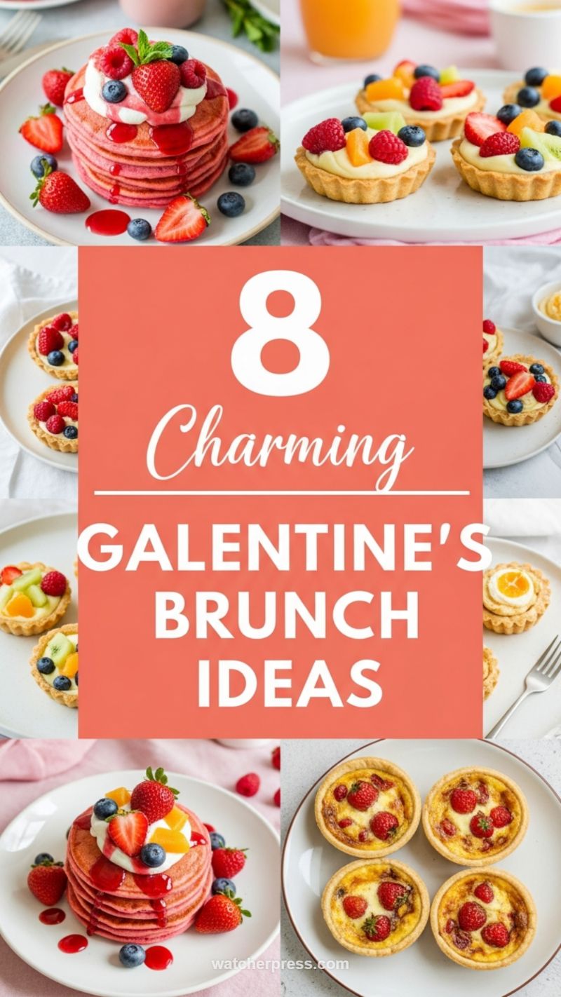 Sweet & Savory Galentine's Brunch Delights