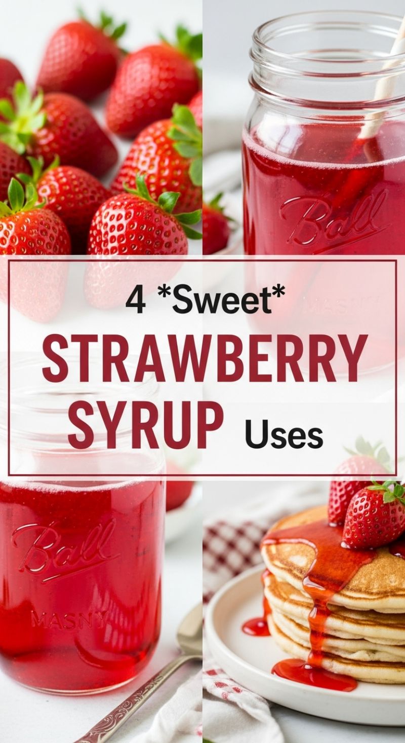 Sweet & Simple Strawberry Syrup