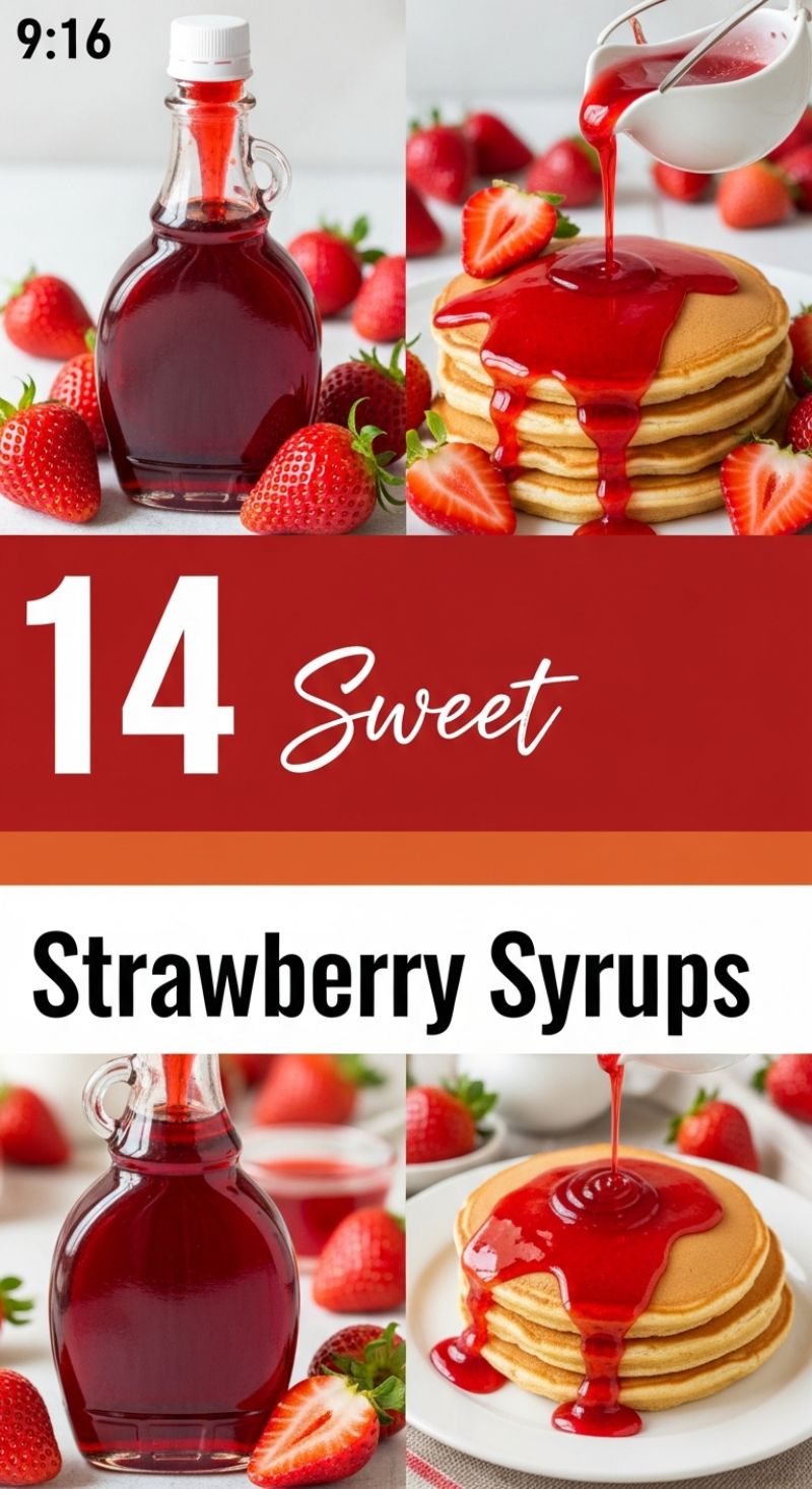 You Won't Believe How Easy These 20+ Mouth-Watering Recipes Are! Sweet Strawberry Syrups