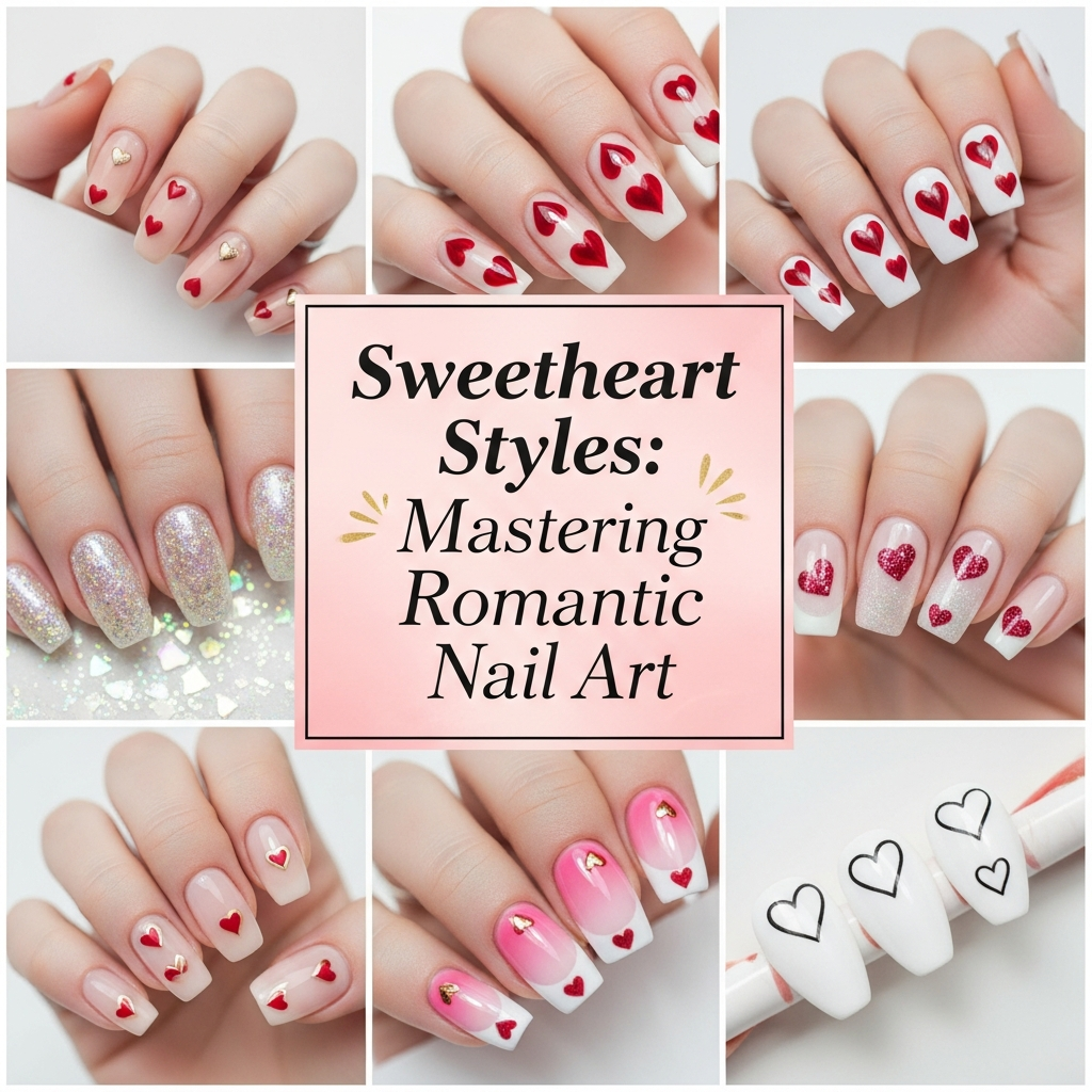 Sweetheart Styles: Mastering Romantic Nail Art