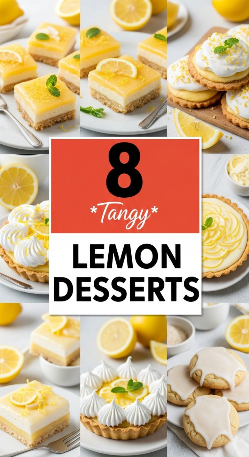 Tangy & Refreshing Lemon Desserts