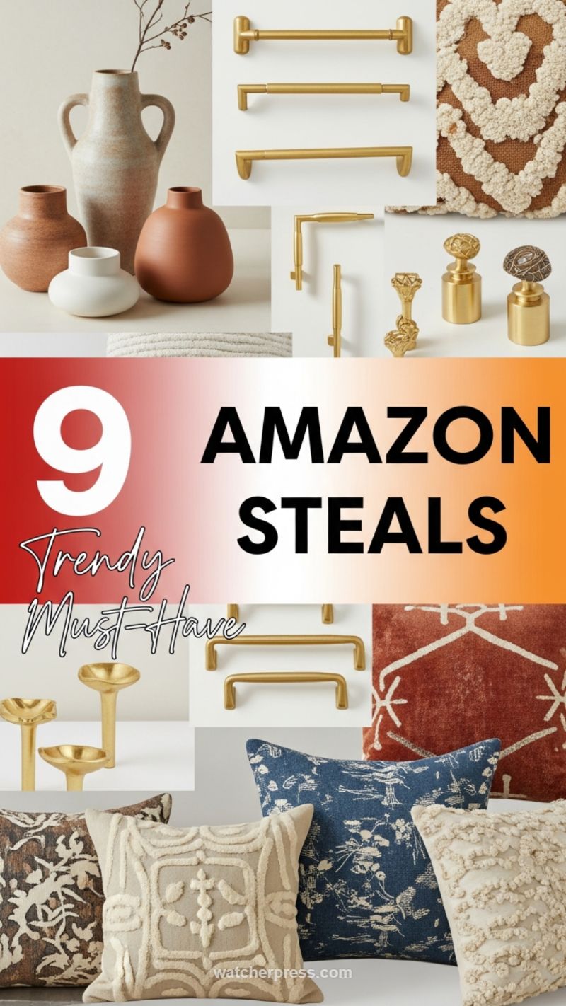 Targeting Hardware & Textiles: 9 Trendy Amazon Steals for Instant Upgrade