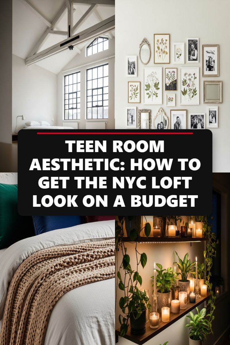 Teen Room Aesthetic: How to Get the NYC Loft Look on a Budget
