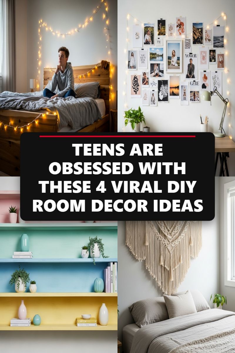 TEENS ARE OBSESSED WITH THESE 4 VIRAL DIY ROOM DECOR IDEAS