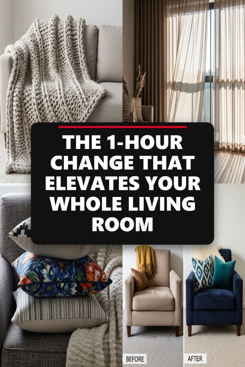 THE 1-HOUR CHANGE THAT ELEVATES YOUR WHOLE LIVING ROOM