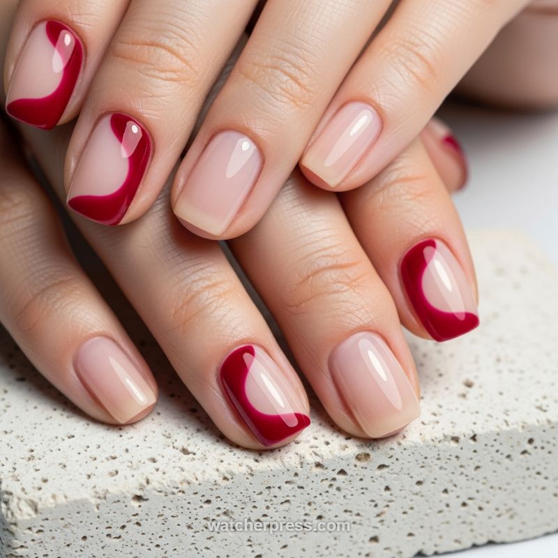 The Abstract Curvy Negative Space Design