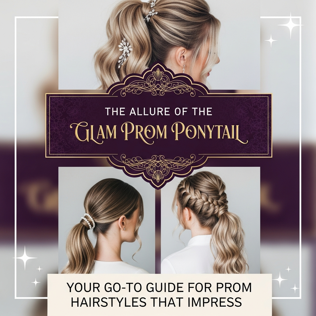 The Allure of the Glam Prom Ponytail
