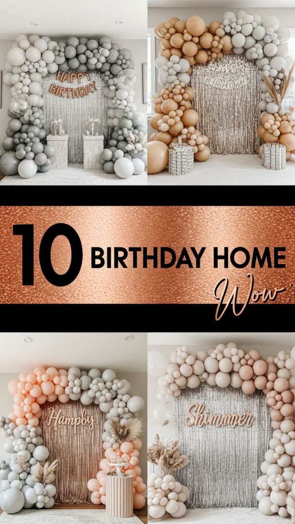 The Art of Ambiance: Utilizing Muted Balloon Garlands and Shimmer Backdrops for Sophisticated Celebrations