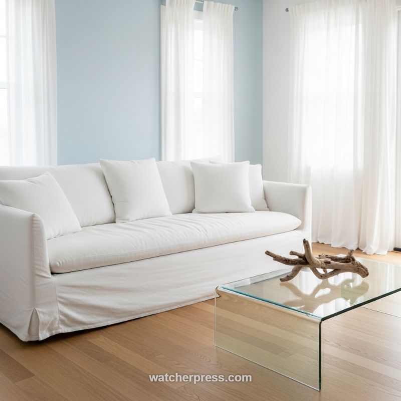 The Art of Coastal Calm: Blending Softness and Transparency