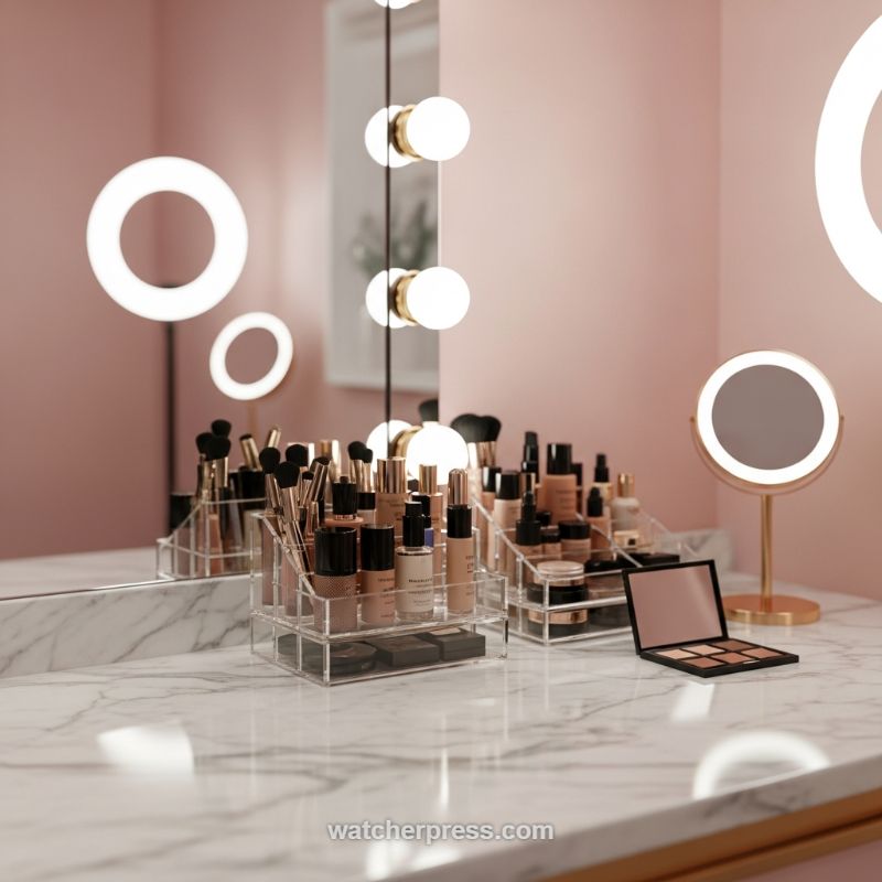 The Art of Functional Glamour: Maximizing Light and Organized Luxury