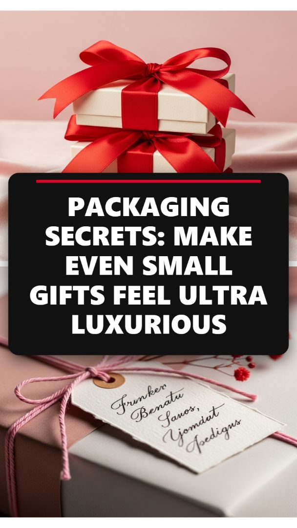 The Art of Gifting: Luxurious Packaging Secrets That Set a Romantic Scene