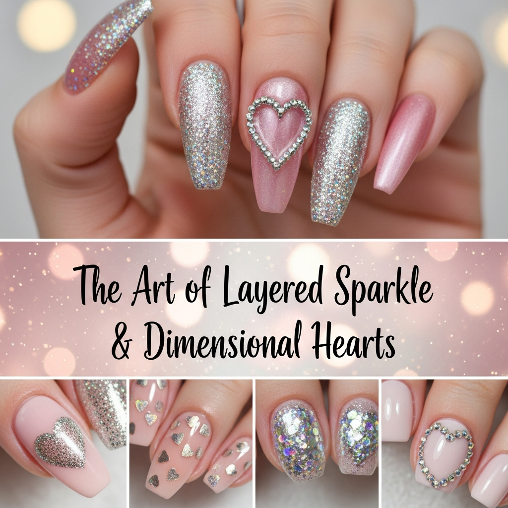 The Art of Layered Sparkle & Dimensional Hearts